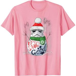 image:imageStar Wars Stormtrooper Up to Snow Good Funny Holiday TShirtPink