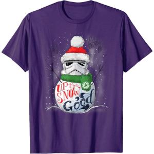 image:imageStar Wars Stormtrooper Up to Snow Good Funny Holiday TShirtPurple