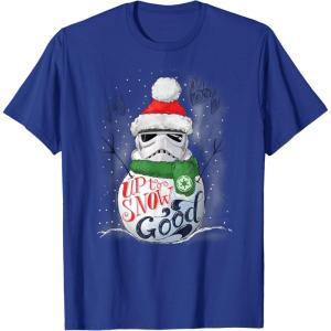image:imageStar Wars Stormtrooper Up to Snow Good Funny Holiday TShirtRoyal Blue