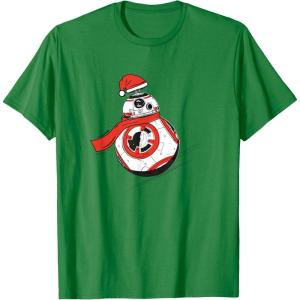 image:imageStar Wars The Force Awakens Christmas BB8 Santa Roll Poster TShirtKelly Green