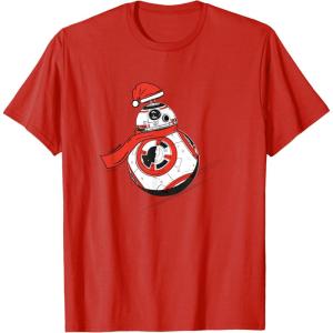 image:imageStar Wars The Force Awakens Christmas BB8 Santa Roll Poster TShirtRed