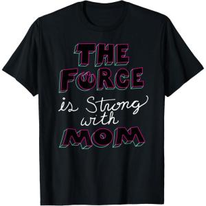 image:imageStar Wars The Force is Strong with Mom Rebel Icon TShirt TShirtBlack