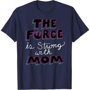 image:imageStar Wars The Force is Strong with Mom Rebel Icon TShirt TShirtNavy Blue
