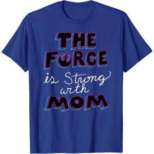 image:imageStar Wars The Force is Strong with Mom Rebel Icon TShirt TShirtRoyal Blue