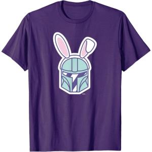 image:imageStar Wars The Mandalorian Cute Pastel Easter Bunny TShirtPurple