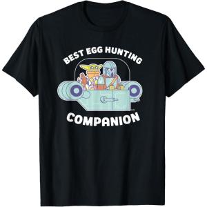 image:imageStar Wars The Mandalorian Grogu Best Egg Hunting Easter TShirtBlack