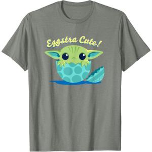image:imageStar Wars The Mandalorian Grogu Eggstra Cute Easter TShirtOlive Heather