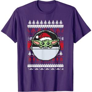 image:imageStar Wars The Mandalorian Grogu Ugly Christmas Sweater TShirtPurple