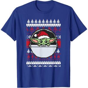 image:imageStar Wars The Mandalorian Grogu Ugly Christmas Sweater TShirtRoyal Blue