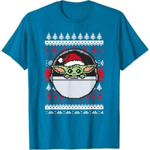 image:imageStar Wars The Mandalorian Grogu Ugly Christmas Sweater TShirtSapphire Blue