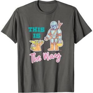 image:imageStar Wars The Mandalorian and Grogu This is the Way Easter TShirtAsphalt Grey