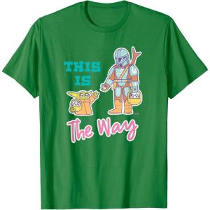image:imageStar Wars The Mandalorian and Grogu This is the Way Easter TShirtKelly Green