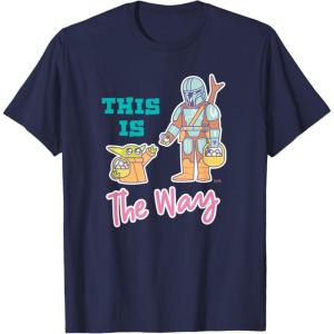 image:imageStar Wars The Mandalorian and Grogu This is the Way Easter TShirtNavy Blue