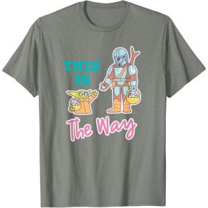 image:imageStar Wars The Mandalorian and Grogu This is the Way Easter TShirtOlive Heather