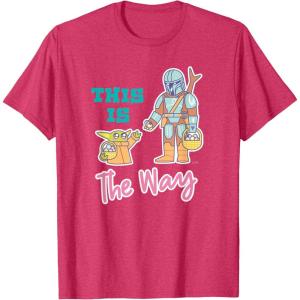 image:imageStar Wars The Mandalorian and Grogu This is the Way Easter TShirtRed Heather