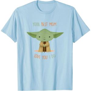 image:imageStar Wars Yoda Best Mom Love You I Do TShirtBaby Blue