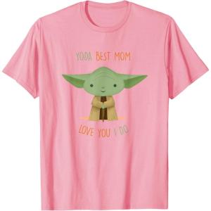 image:imageStar Wars Yoda Best Mom Love You I Do TShirtPink