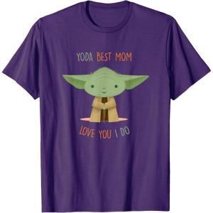 image:imageStar Wars Yoda Best Mom Love You I Do TShirtPurple