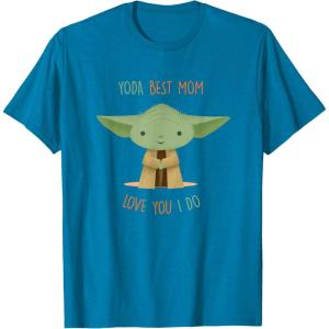 image:imageStar Wars Yoda Best Mom Love You I Do TShirtSapphire Blue
