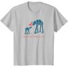 image:imageStar Wars ATAT Walkers Happy Mothers Day TShirtSilver Grey