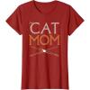 image:imageStar Wars Cat Mom Pet Parent Lightsabers TShirtCranberry Red