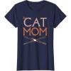 image:imageStar Wars Cat Mom Pet Parent Lightsabers TShirtNavy Blue