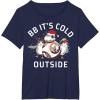 image:imageStar Wars Christmas BB Its Cold Outside TShirtNavy Blue