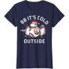 image:imageStar Wars Christmas BB Its Cold Outside TShirtNavy Blue
