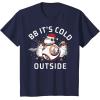 image:imageStar Wars Christmas BB Its Cold Outside TShirtNavy Blue