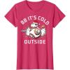 image:imageStar Wars Christmas BB Its Cold Outside TShirtRed Heather