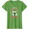 image:imageStar Wars Christmas Boba Fett Have A BountyFul Holiday TShirtGrass Green