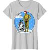 image:imageStar Wars Christmas C3PO amp R2D2 Snow Globe TShirtSilver Grey