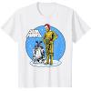 image:imageStar Wars Christmas C3PO amp R2D2 Snow Globe TShirtWhite