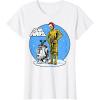 image:imageStar Wars Christmas C3PO amp R2D2 Snow Globe TShirtWhite