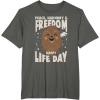 image:imageStar Wars Christmas Chewbacca Peace Harmony Happy Life Day TShirtAsphalt Grey