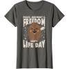 image:imageStar Wars Christmas Chewbacca Peace Harmony Happy Life Day TShirtAsphalt Grey
