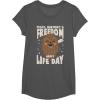 image:imageStar Wars Christmas Chewbacca Peace Harmony Happy Life Day TShirtAsphalt Grey