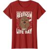 image:imageStar Wars Christmas Chewbacca Peace Harmony Happy Life Day TShirtCranberry Red