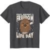 image:imageStar Wars Christmas Chewbacca Peace Harmony Happy Life Day TShirtDark Heather Grey