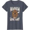 image:imageStar Wars Christmas Chewbacca Peace Harmony Happy Life Day TShirtHeather Blue