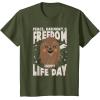 image:imageStar Wars Christmas Chewbacca Peace Harmony Happy Life Day TShirtOlive Green