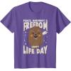image:imageStar Wars Christmas Chewbacca Peace Harmony Happy Life Day TShirtPurple Heather