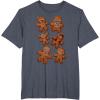 image:imageStar Wars Christmas Ginger Bread Wars Graphic TShirt TShirtHeather Blue