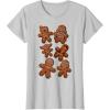 image:imageStar Wars Christmas Ginger Bread Wars Graphic TShirt TShirtSilver Grey