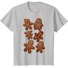 image:imageStar Wars Christmas Ginger Bread Wars Graphic TShirt TShirtSilver Grey