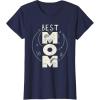 image:imageStar Wars Classic Best Mom Leia R2D2 Mothers Day TShirtNavy Blue