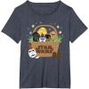 image:imageStar Wars Classic Characters Easter Eggs Basket Funny Spring TShirtHeather Blue