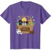 image:imageStar Wars Classic Characters Easter Eggs Basket Funny Spring TShirtPurple Heather
