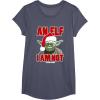image:imageStar Wars Classic Christmas An Elf I Am Not Yoda Portrait TShirtHeather Blue