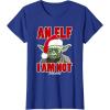 image:imageStar Wars Classic Christmas An Elf I Am Not Yoda Portrait TShirtRoyal Blue